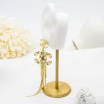 Ear Piercing Gold Drop Hoop Earrings 316 Stainless Steel OEM ODM