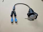 Heavy Duty Weather Resistant 50CM Rear View Camera Trailer Cable