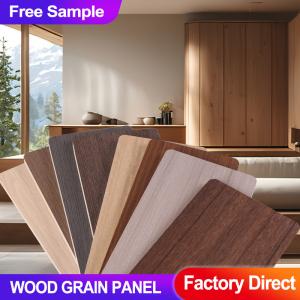 Wholesale Wood Grain Wall Panel Bamboo Charcoal Wood Veneer For Indoor Decorative Ceiling from china suppliers