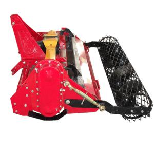 Wholesale CE 330kg Skid Steer Loader Attachments Rotary Stone Burier Tiller from china suppliers
