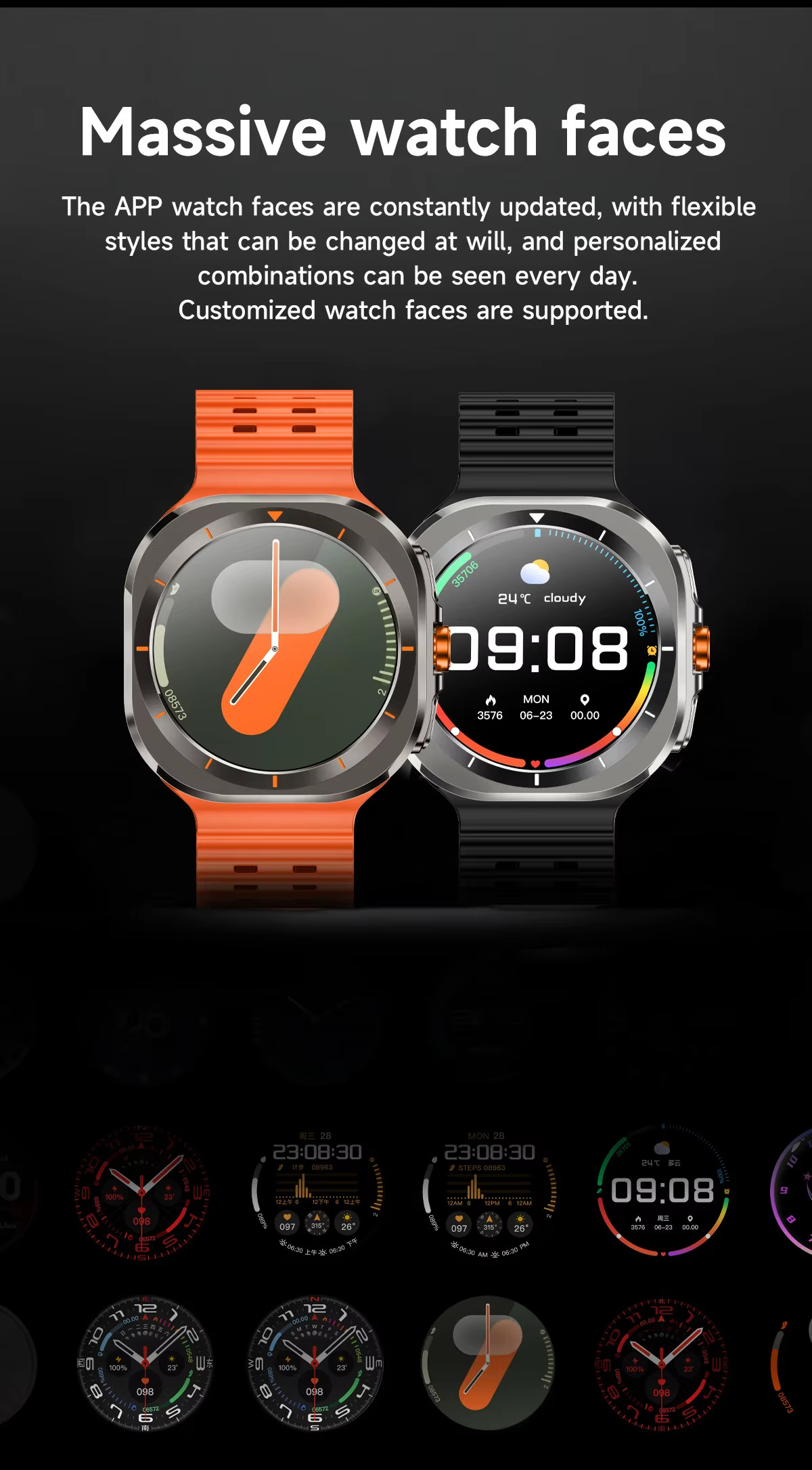 Outdoor Sport Z7 Ultra Smart Watch Men 1.46inch Large Screen Health Monitoring Fitness