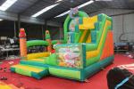 Animal World inflatable combo WSC-338/Green forest theme