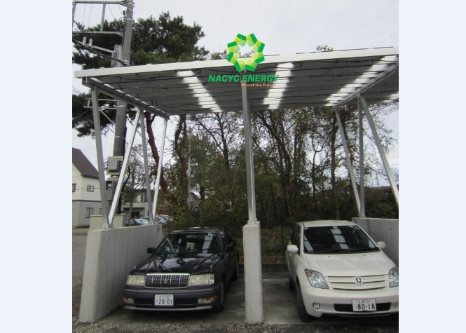 Solar PV Carport System Aluminum Solar Ground Mount System Home Off Grid Solar Power Carport Stations