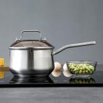 Factory Kitchen 304 Stainless Steel Steamer Pot Soup Pot Milk Pot Cooking Ware