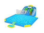 Giant Outdoor Inflatable Playground , Jungle Inflatable Amusement Park With
