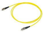 FC Fiber Patch Cord with Yellow Cable , SM , MM Fiber Optic