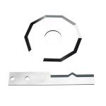 210mm Rotary Cutter Blade 122mm Circular Slitting Knife Tungsten Carbide