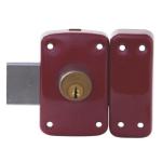 Home Entrance Security Rim Lock / Outdoor Rim Lock High Performance Iso9001