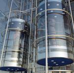 10 Persons Panoramic Elevator 800KG Round Glass Elevator Residential