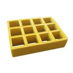 50.7x50.7mm Pure Resin Frp Industrial Steel Grating