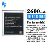 2600mAh Li-ion Battery for Samsung Grand Prime G530 J5 J500 EB-BG530BBC MOQ