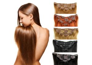 Wholesale Full Ends Seamless Easy Clip In Human Hair Extensions For Black Women from china suppliers