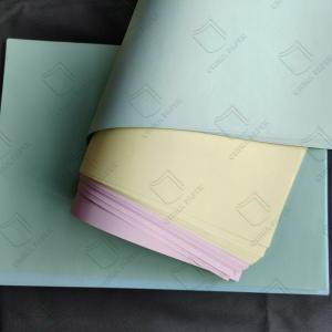 Wholesale Custom In Blue Image CFB CB CF Yellow Carbonless NCR Paper 50gsm 55gsm 60 Gsm from china suppliers