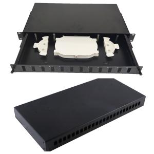 Wholesale 24/48 Port Fiber Optic Patch Panel CE / ISO / ROHS from china suppliers