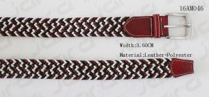 Wholesale Multi Colors Fashion Mens Elastic Belts Antic Silver Buckle , Length Adjustable from china suppliers
