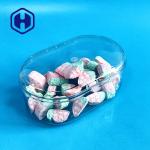Oval Plastic PET Packaging Box For Wedding Birthday Cake Candy 440ml