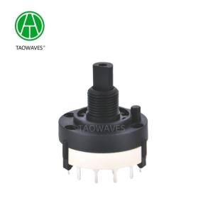 Wholesale Single Button 2-12 Positions RS26 Rotary Band Switch Position Switch from china suppliers