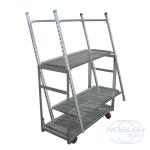 Greenhouse Garden Dc Container Transport Dutch Danish Flower Trolley Nursery