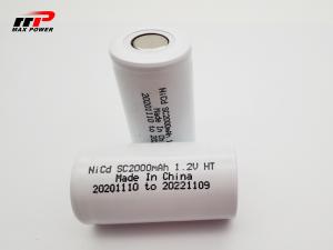 Wholesale NICD Battery 1.2V 2000mAh high rate 10C 15C battery cell from china suppliers