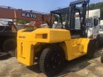 Japan second hand Komatsu 15ton forklift , FD150E-7 15t capacity forklift for