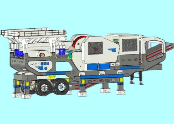 PE 750x1060 Mobile Crusher Station Beneficiation Ore YG1349E912 Mobile crusher,