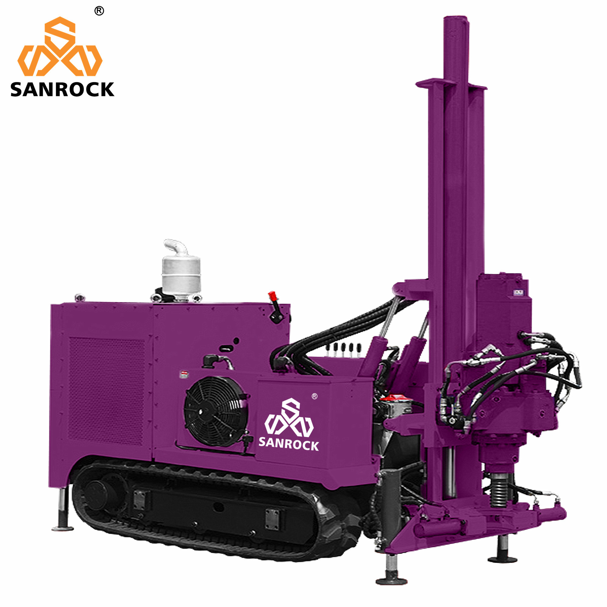 Geological Hydraulic Sonic Drill Rig Diamond Sampling Drilling Machine