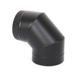 Fireplace Elbow Insulated Wood Stove Pipe Lightweight Long Durability Profession
