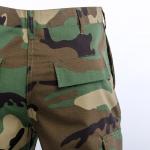 Woven Military Men Tactical Short Pants OEM Waterproof Woodland Camo