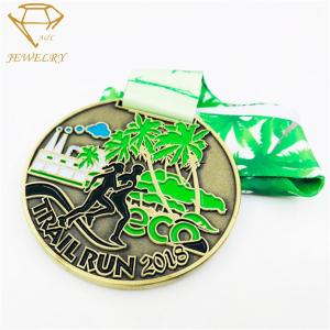 Wholesale Casting Color Enameled Athletic OEM ODM Running Race Medals from china suppliers