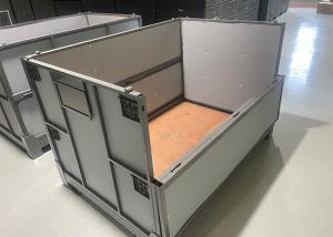 Wholesale Warehouse Logistics Metal Pallet Cage With Wheels For Convenient Transportation from china suppliers