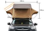 Outdoor Waterproof Aluminum Poles 2-4 People Trailer Tent Car Camping Tents