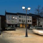 Outdoor Ip65 All Wattage Solar Street Light Diecast Aluminum 30lamp Beads High