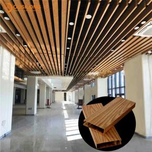 Wholesale Wood Look Aluminum Profile Plank Decorative Suspended Metal False Ceiling for Shopping Mall from china suppliers