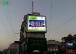 Wall Mounted Outdoor Full Color LED Display P10 HD 10000 Dots / Sqm Pixel