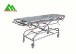 Stretcher Hospital Bed With Wheels Emergency Room Equipment Stainless Steel
