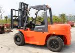 7 Tons Diesel Industrial Forklift Truck With 197MM Free Lift Height
