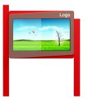 screen digital sign boards outdoor display