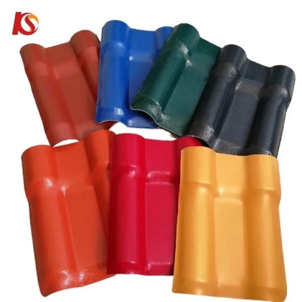 PVC ASA Corrugated Roof Tiles for Parks and Residential Houses 2.3mm Thickness