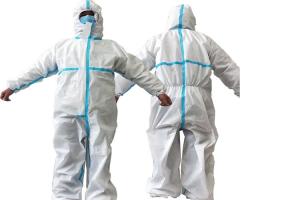 Wholesale Chemical Surgical Disposable Gown For Personal Safety High Breathability from china suppliers