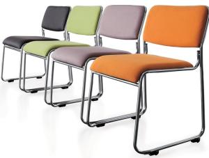 Wholesale high quality stackable PU leather meeting chair/fabric meeting chair from china suppliers