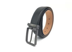 Wholesale Soft Black Cowhide 35mm Mens Leather Dress Belt from china suppliers