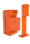 Rustproof Outdoor Emergency Phone , Pillar Mounting Emergency Call Box For