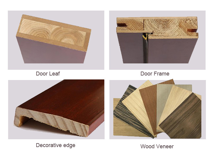 Engineered Solid Wood Frosted Glazed Internal Door