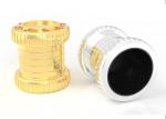 Creative Cylinder Style Perfume Bottle Cover Luxury Zamac 15Mm Gold Metal Zinc