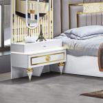 Wholesale High Quality Modern Wooden Frame Double Bed Home Master Room King Size