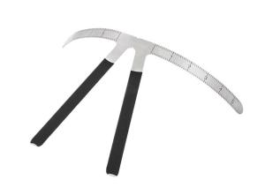 Wholesale Stainless Steel Eyebrow Microblading Ruler Three Point Positioning Makeup Permanent Stencil Shaper from china suppliers