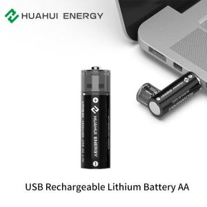 Wholesale USB Rechargeable Li Ion Battery Cell , 1.5V 1000mAh AA 02 Type C Battery 18650 from china suppliers