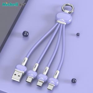 Wholesale Antiwear Mobile Multi Charger Cable 3 In 1 Stainproof Multiscene from china suppliers