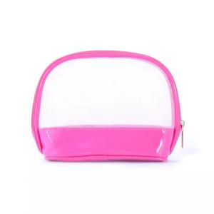 Wholesale Travel Portable Pink Wash PU Transparent PVC Cosmetic Bag from china suppliers