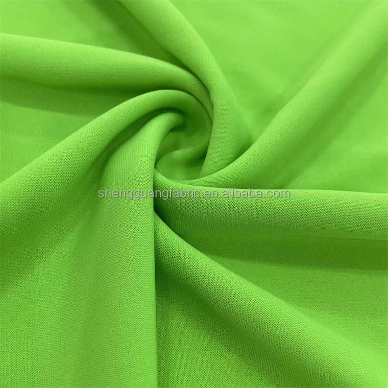 Wholesale shoe fabric material knit fabric flame retardant stretch 100% polyester fabric